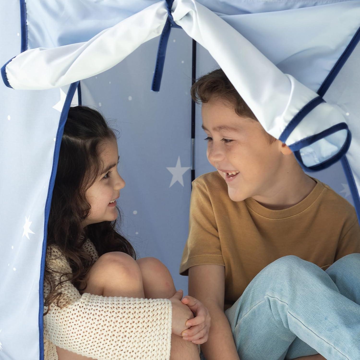 imageTiny Land Kids Play Tent PopUp Cute Toddler Tents Portable Baby Tent for Indoor Fun amp ImaginationBlue