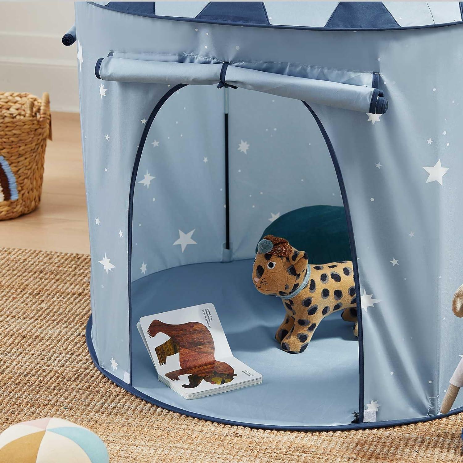 imageTiny Land Kids Play Tent PopUp Cute Toddler Tents Portable Baby Tent for Indoor Fun amp ImaginationBlue