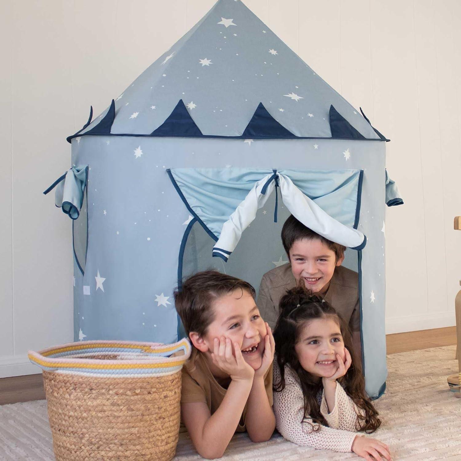 imageTiny Land Kids Play Tent PopUp Cute Toddler Tents Portable Baby Tent for Indoor Fun amp ImaginationBlue