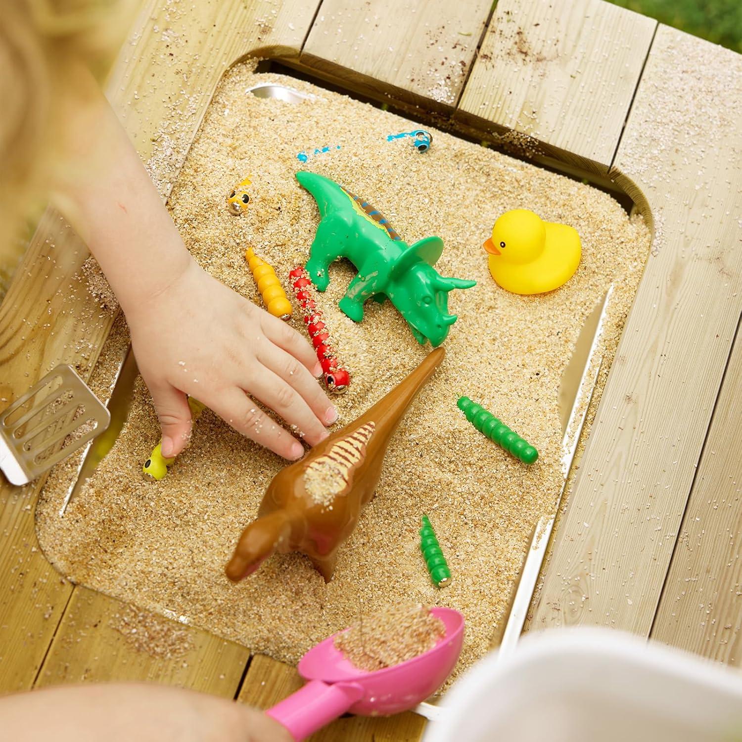 imageTiny Land Outdoor Mud Kitchen for Kids Wooden Play Kitchen with Water Tank Water amp Cooking Play Sensory Fun WeatherResistant with Storage Ideal for Toddlers Ages 3