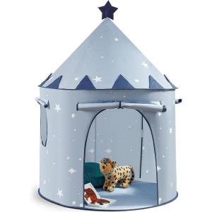 Tiny Land Kids Play Tent, Pop-Up Cute Toddler Tents, Portable Baby Tent for Indoor Fun & Imagination(Blue)